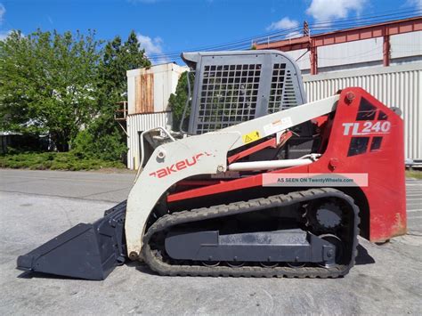 takeuchi skid steer tracks tl240|takeuchi tl240 weight.